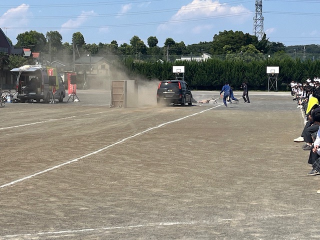 スケアードストレート　自転車同士の衝突事故再現