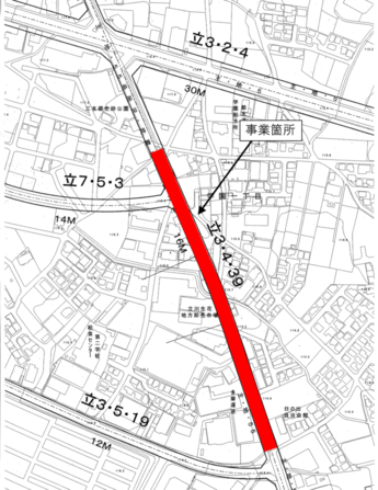 事業箇所位置図