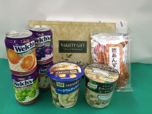 9月のおもちよりいただいた食品の写真