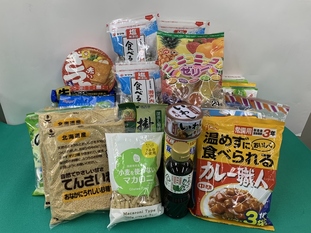 7月の寄付食品の写真