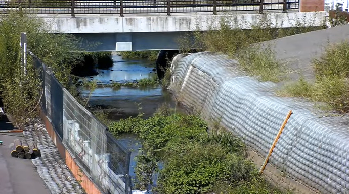 空堀川　通常時の画像