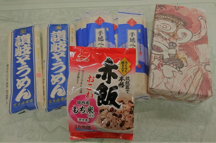 寄付食品の写真