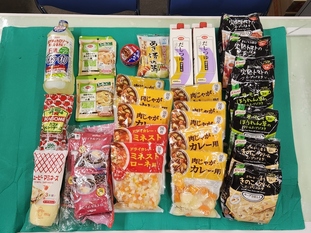 寄付食品の写真