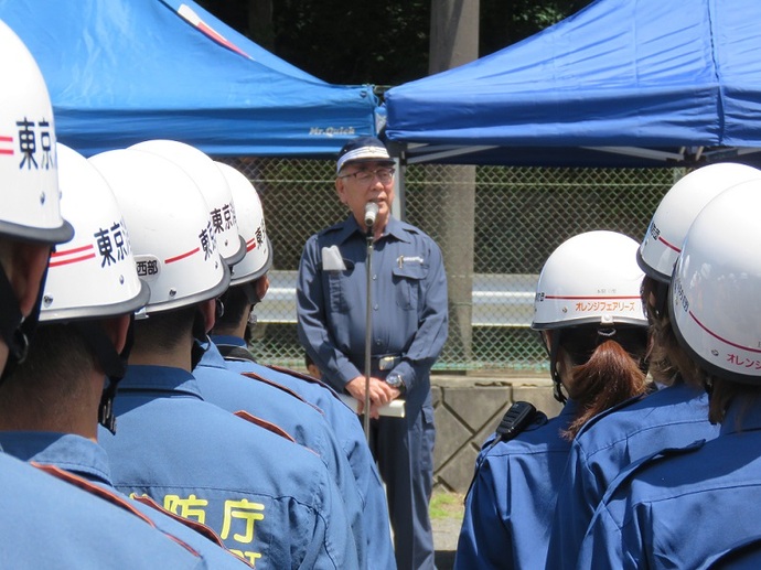 水防訓練での講評