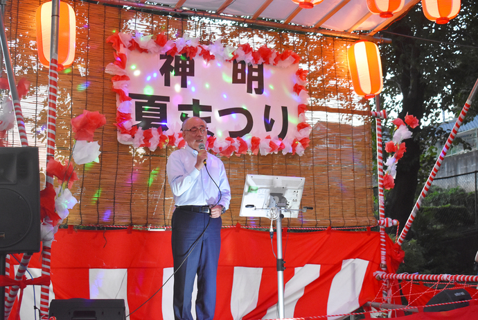 神明自治会夏祭り