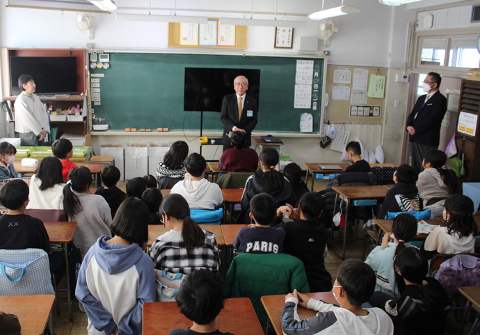 学習発表会での市長の話