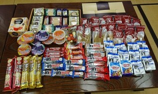 寄付食品の写真
